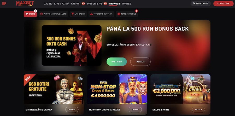 Romania Casino Maxbet Promotii Cazino Bonus